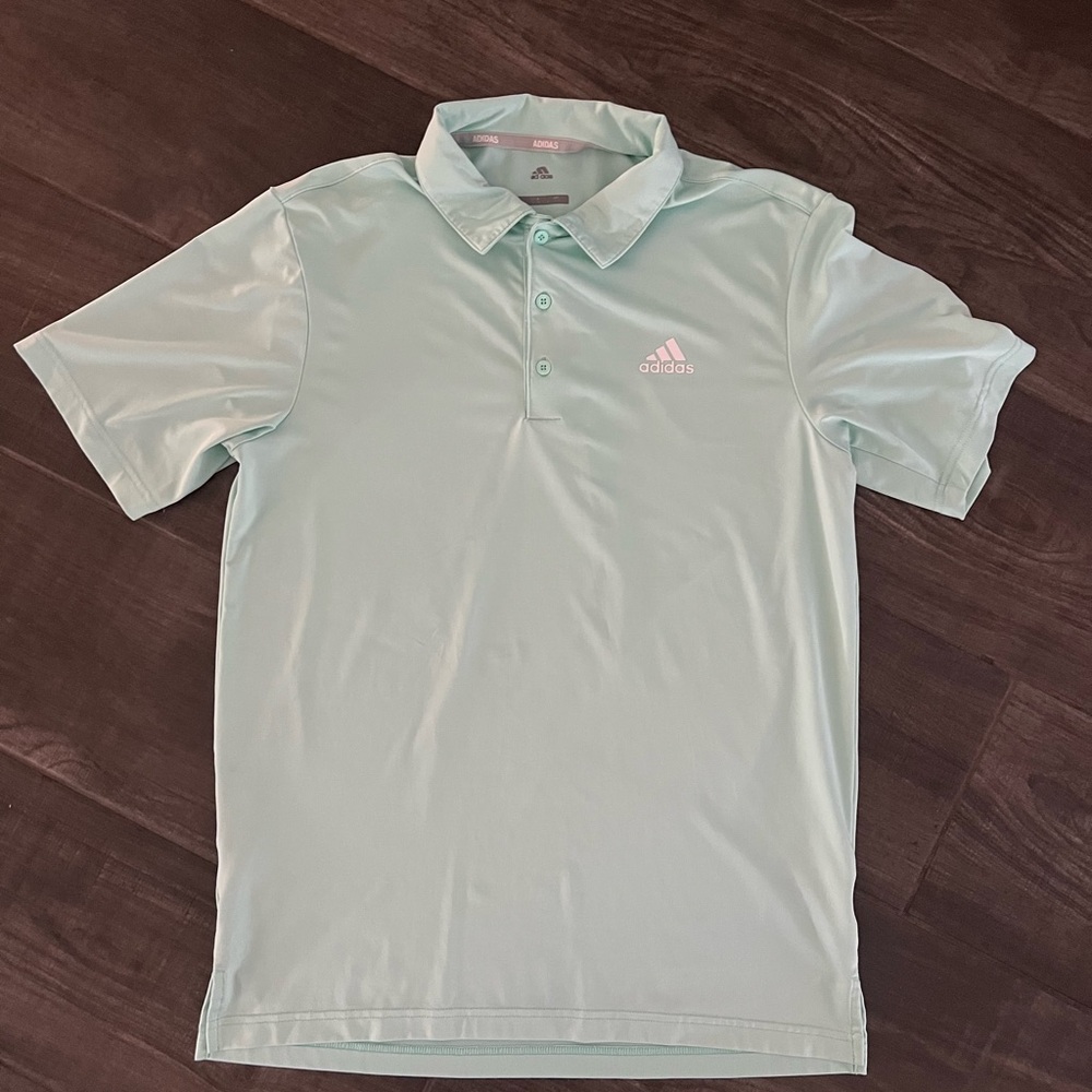 adidas Light Blue Polo Shirt